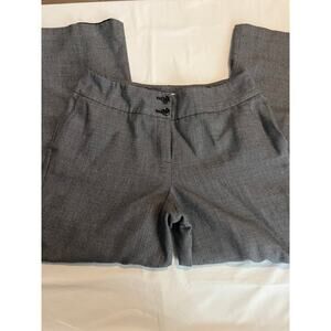 Talbots Petite Dress Pants Size 12P Black White Lined Workwear